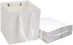 Aosric 12 Pack 12"x12"x12" White Square Gift Bags with Tissue Paper - Image 2