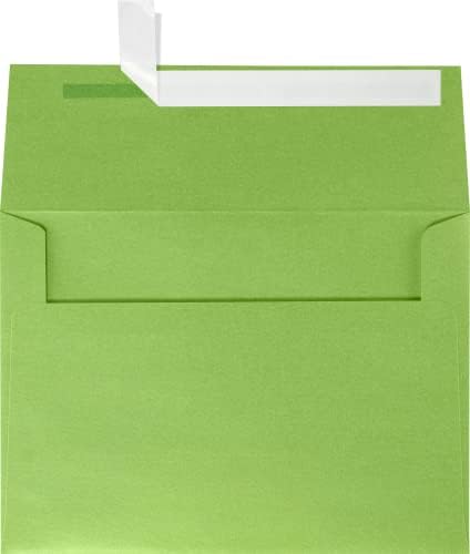 LUXPaper A7 Invitation Envelopes | Peel & Press | 5 1/4" x 7 1/4" | Fairway Metallic | 80lb. Text | 500 Qty by LUXPaper