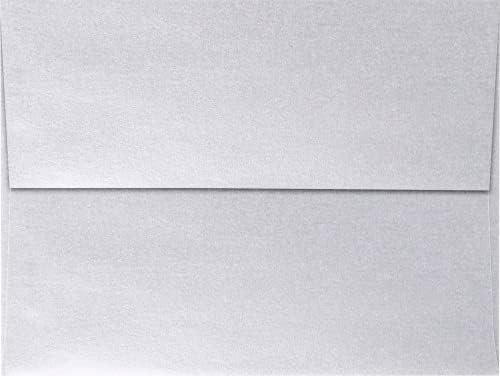 LUXPaper A6 Invitation Envelopes | Peel & Press | 4 3/4" x 6 1/2" | Silver Metallic | 80lb. Text | 250 Qty - Image 2