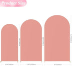 Wokceer Arch Backdrop Cover Dusty Rose Arch Cover Strethy 7.2FT,6.6FT,6FT - Image 2