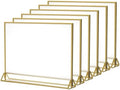 NIUBEE 8.5x11 Acrylic Sign Holder,Picture Frame,Wedding Table Numbers,6pack by NIUBEE