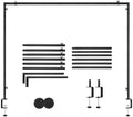 Over Table Arch Kit for Flowers, Garlands and Event Decorations by Unknown