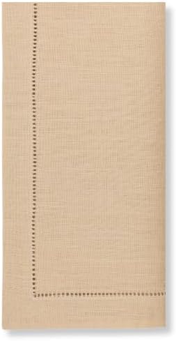 Beige Linen Like Napkins Disposable Guest Towels Airlaid, 50ct by Stxys