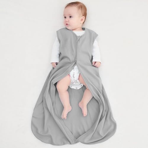 Yoofoss Baby Sleep Sack 24-36 Month 0.5TOG 100% Organic Cotton 2-Way Zipper - Image 5