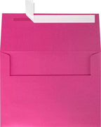 LUXPaper A6 Invitation Envelopes | Peel & Press | 4 3/4" x 6 1/2" | Azalea Metallic | 80lb. Text | 250 Qty by LUXPaper
