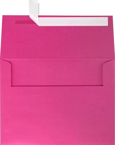 LUXPaper A6 Invitation Envelopes | Peel & Press | 4 3/4" x 6 1/2" | Azalea Metallic | 80lb. Text | 250 Qty by LUXPaper
