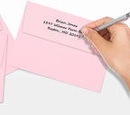 LUXPaper A7 Invitation Envelopes | Peel & Press | 5 1/4" x 7 1/4" | Candy Pink | 80lb. Text | 250 Qty - Image 6