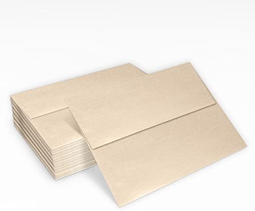LUXPaper A7 Invitation Envelopes | Peel & Press | 5 1/4" x 7 1/4" | Taupe Metallic | 80lb. Text | 1,000 Qty - Image 5