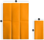 Linen-Feel Orange Paper Napkins - Decortive Cloth-Like Disposable Dinner Napkins - Soft And Absorbent Napkins for Thanksgiving, Party, Wedding, Bathroom Or Any Occasion. (Pack of 100) - Image 3