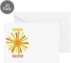 CafePress Summer Solstice Greeting Cards Greeting Card (20-pack), Note Card with Blank Inside, Birthday Card Matte - Image 5