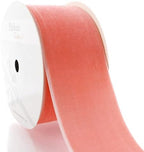2" Velvet Ribbon Single Sided Soft Plush Luxury Craft Trim for Hair Bows Sewing Gift Wrapping Decorations Floral Arrangements and DIY Projects (Light Coral, 25 Yards) - Image 4