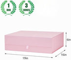Extra Large Pink Gift Box 19x16x6 Inches,Gift Boxs for Presents with Lid Magnetic Closure Collapsible,Bridesmaid Proposal Box,Birthday, Christmas,for Clothes and Large Gifts - Image 4