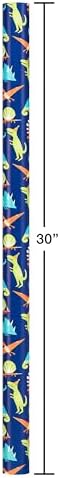 American Greetings Reversible Birthday, Baby, Wedding, and All Occasion Wrapping Paper, Unicorns and Dinosaurs (9 Rolls, 225 sq. ft.) - Image 5