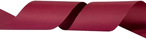 2" X 100 Yards Solid Grosgrain Ribbon for Gift Wrapping Parties, Wedding Decoration, Crafts Sewing (Burgundy) - Image 3