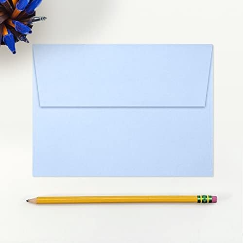 LUXPAPER A7 Invitation Envelopes for 5 x 7 Cards in 80 lb. Baby Blue, Printable Envelopes for Invitations, w/Peel and Press Seal, 1000 Pack, Envelope Size 5 1/4 x 7 1/4 (Blue) - Image 4