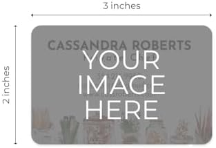 Personalized 2" x 3" Rectangle Rounded Corners Labels / 500 Fully Custom Image Stickers/Rolled Small Business Craft Labels/DIY Upload Your Own Design/Made in The USA - Image 5