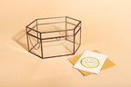 Hanna Roberts Card and Gift Holder Glass Cards Box for Weddings, Birthdays, Graduations, Baby and Bridal Showers (Black, Full Opening) - Image 2