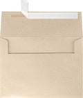 LUXPaper A7 Invitation Envelopes | Peel & Press | 5 1/4" x 7 1/4" | Taupe Metallic | 80lb. Text | 1,000 Qty by LUXPaper