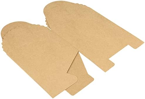 SINJEUN 50 PCS 4.7 x 4.7 x 3.5 Inch Brown Gift Boxes with Lid, Kraft Gift Wrap Box with 50 Ribbon, Decorative Empty Gift Box Craft Paper Boxes for Bridesmaid Proposal, Birthday Party, Wedding - Image 5