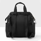 Skip Hop Diaper Bag Backpack: Mainframe Large Capacity Wide Open Structure with Changing Pad & Stroller Attachement, Black with Gold Trim, 14.25x6.25x14.75 Inch (Pack of 3) - Image 2