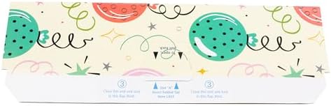 Decorative Shipping Boxes Decorated Gift Boxes For Mailing Birthday Gifts & Holiday Presents, 6 Pack of Everyday Shipping Boxes, Multiple Sizes and Designs, Celebrate Balloons, Large - Image 4