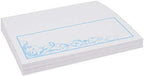 Scribble Vintage Swirl Place Cards, Light Blue, Set of 60, Pre-cut and Scor - Image 4
