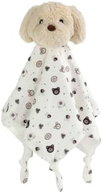 CREVENT Gift Set for Newborns -Diaper Caddy Organizer Basket with 2 Blankets, 1 Taggie, 1 Lovey, 3 Socks，1 Gift Bag with Ribbon - Welcome Essential Baby Shower (Neutral - Image 5