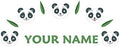 Oliver's Labels Premium Name Wall Decals - Matte Finish Personalized Wall Art for Kids' Rooms & Nurseries (Panda) by Oliver%27s+Labels