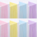 8 Pcs Pastel Colorful Table Runner 29 x 70 in Colorful Tablecloth by Windkream