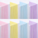 8 Pcs Pastel Colorful Table Runner 29 x 70 in Colorful Tablecloth by Windkream