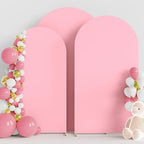 Wokceer Arch Backdrop Cover Pink Covers Stretchy Backdrop 7.2FT,6.6FT,6FT by Wokceer