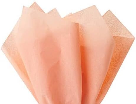 Gift Wrapping Tissue Paper 15X20 480 Pack by A1 Bakery Supplies (Peach) by A1+Bakery+Supplies
