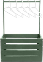 Suzile Baby Shower Crate Wooden Closet Baby Basket Gift,Sage Green by Suzile