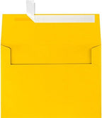 LUXPaper A6 Invitation Envelopes | Peel & Press | 4 3/4" x 6 1/2" | Sunflower Yellow | 80lb. Text | 500 Qty by LUXPaper