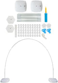 Balloon Arch Kit White Plastic with Base and Water Bags by jojofuny