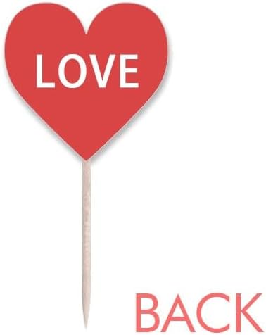 NO/NO Lovely Face Figure Baymax Toothpick Flag LOVE Heart Lable Cupcake Pick, sku16597875b68008f20429 - Image 2
