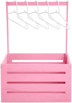 Suzile Baby Shower Crate Wooden Closet Baby Basket Gift,Pink by Suzile