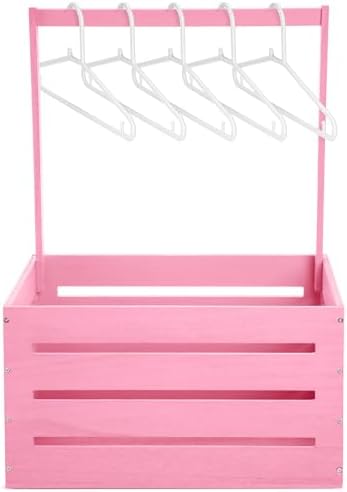 Suzile Baby Shower Crate Wooden Closet Baby Basket Gift,Pink by Suzile
