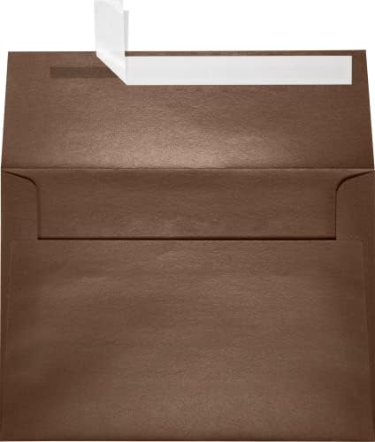 LUXPaper A7 Invitation Envelopes | Peel & Press | 5 1/4" x 7 1/4" | Bronze Metallic | 80lb. Text | 250 Qty by LUXPaper