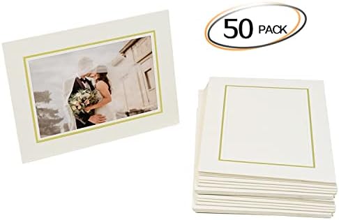 Golden State Art, Paper Picture Frames, 4X6, Ivory Gold Lining, 50 Pack - Image 4