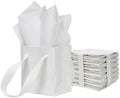 Papertide 36 Pack White Mini Gift Bags 4×2.8×4.5 inch with Tissue Paper by Unknown