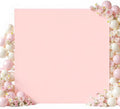 6.6FT x 6.6FT Light Pink Square Backdrop Arch Cover Double-Sided Spandex Arch Covers Fitted Wedding Arch Stand Cover Stretchy Backdrop for Balloon Arches Birthday Baby Shower Party Banquet Decorations by WishCare