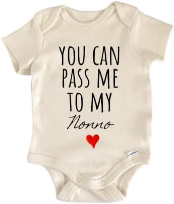 Nonno Announcement Baby Gift Baby Bodysuit by NorthForkForager