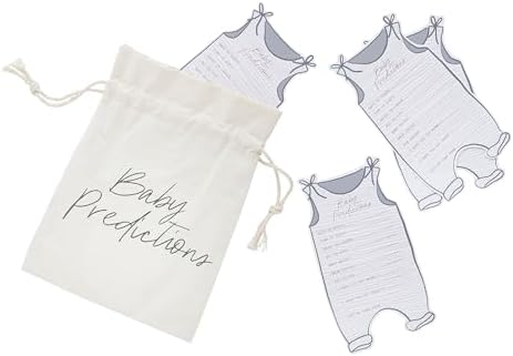 Club Green Baby Shower Prediction Cards and Canvas Bag x 20 by Club+Green