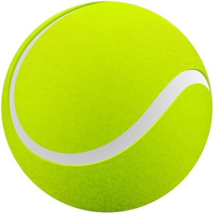 Renaiss 7.5x7.5ft Green Tennis Ball Round Backdrop Cover Tennis Themed Circle Photography Background Tennis Match Sports Theme Birthday Baby Shower Fans Athletes Party Decor Arch Photo Booth Props - Image 2