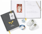 Savor | The First Five Years Baby Memory Book | Newborn Keepsake & Scrapbook Album for First Milestones with Photo Pages, Envelopes, & Labels | Gift for Pregnancy, Mother’s Day & Baby Shower (Bee) by Savor