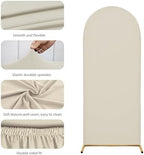 Set of 2 Wedding Arch Cover Stretchy Spandex Fabric Backdrop for Arch Stand - Image 5