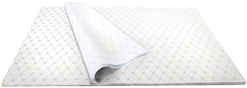 Jillson & Roberts Printed Unfolded Gift Tissue 20" x 30", Beautiful Bows, 240 Sheets - Image 2