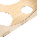 Wood Balloon Sizer Cube Template Box, 9 Hole Balloon Measuring Tool - Image 3