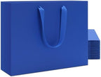 YACEYACE Blue Gift Bags Bulk, 20 Pack Blue Gift Bags with Handles by YACEYACE